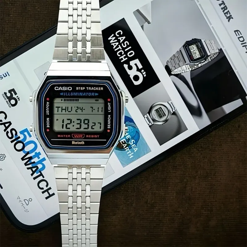 Casio Vintage Digital Bluetooth Link Men's Watch- ABL-100WE-1A